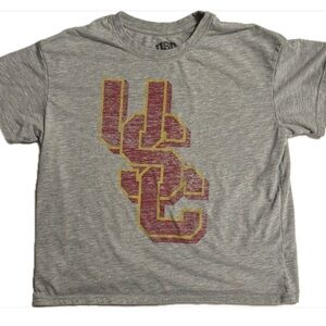 Gray USC Kids T-Shirt